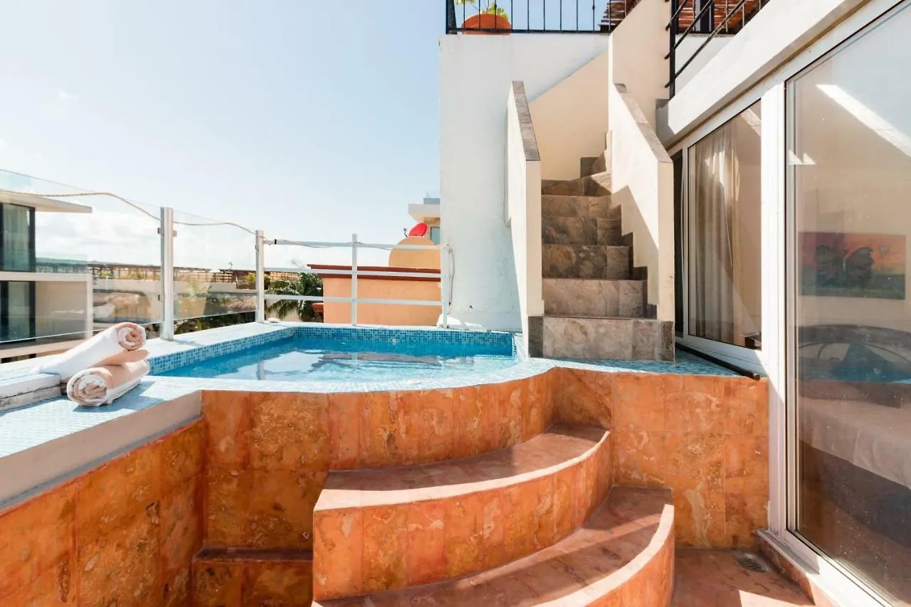 شقة بلايا ديل كارمن  في Mamitas Penthouse 0*,  المكسيك